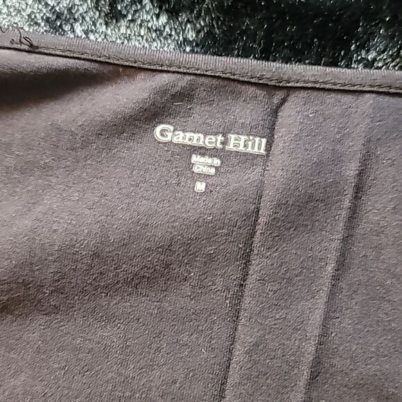 Garnet Hill Cotton Lace Black Frill Tiered Dress - Picture 12 of 13